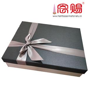 Board Game parts nice box with Bow, ribbon gift