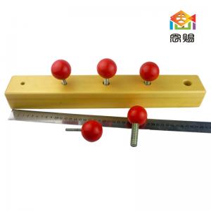 bolts and nuts with red ball bolts and nuts with red ball